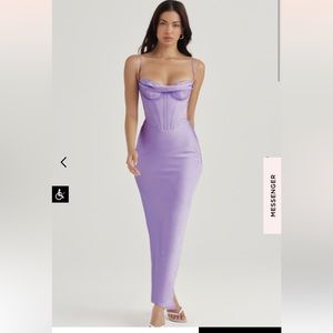 House of CB Charmaine corset dress (lavendar)